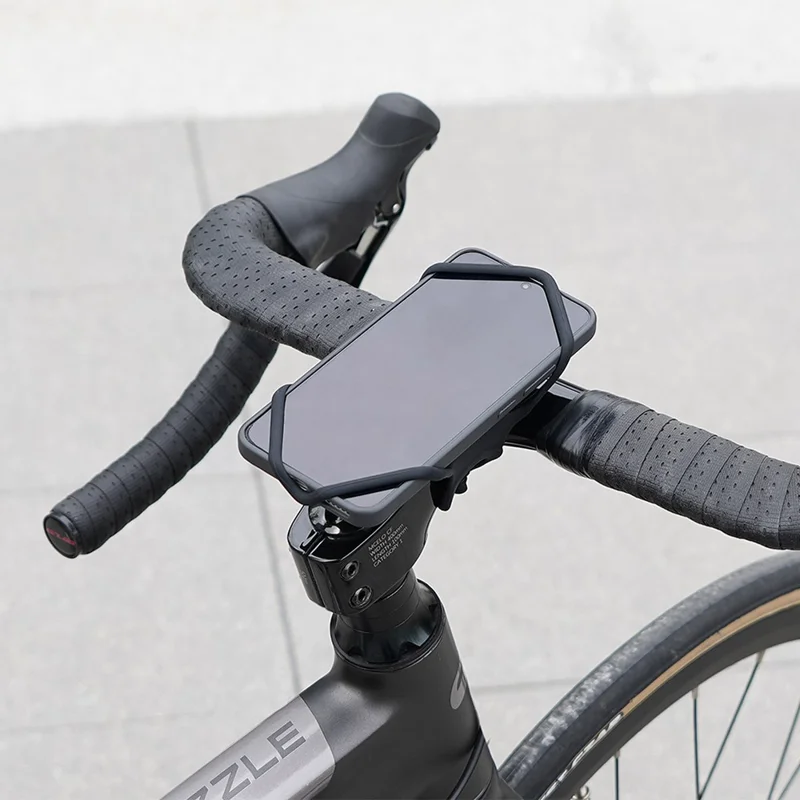 GUB P6 Silicone Phone Holder Bicycle E-Bike Scooter Folding Bike Cellphone Bracket - Pink