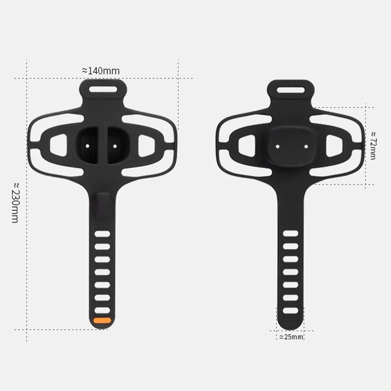 GUB P6 Silicone Phone Holder Bicycle E-Bike Scooter Folding Bike Cellphone Bracket - Pink
