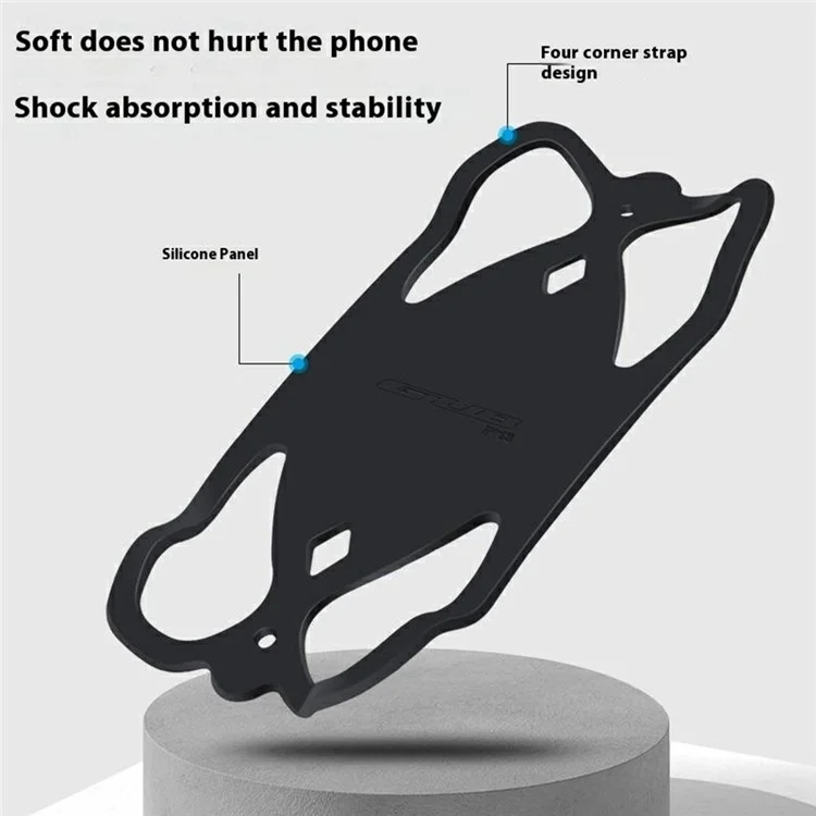 Soporte de fijación para teléfono móvil GUB P13 de silicona para bicicleta y ordenador