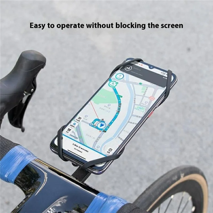 Soporte de fijación para teléfono móvil GUB P13 de silicona para bicicleta y ordenador