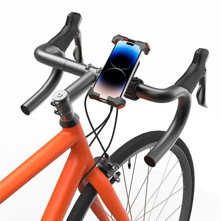 Suporte de Celular H01 para Guidão de Bicicleta, Motocicleta e Bike Elétrica - Antiderrapante e à Prova de Choque para Navegação