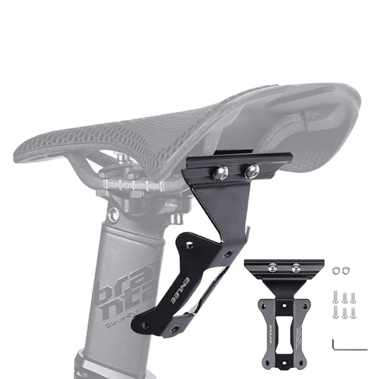 ENLEE Suporte Extensor de Garrafa de Água para Selim de Bicicleta - Conversão para Gaiola de Garrafa em Bicicletas de Montanha e Estrada - E2522 Duplo