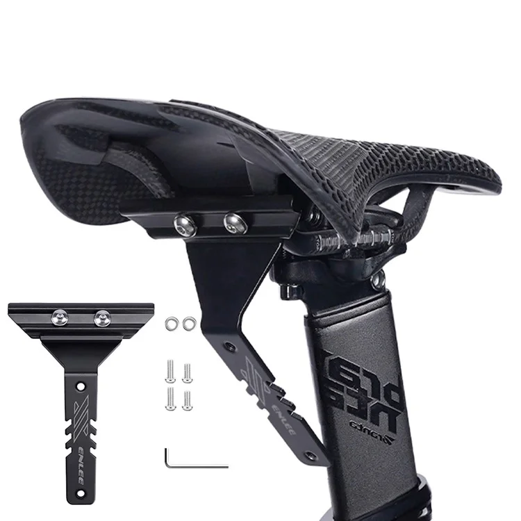 ENLEE Bike Saddle Water Bottle Cage Converter Seat Extender for Mountain Road Bike Bottle Holder Extension - E2511 Single Bottle