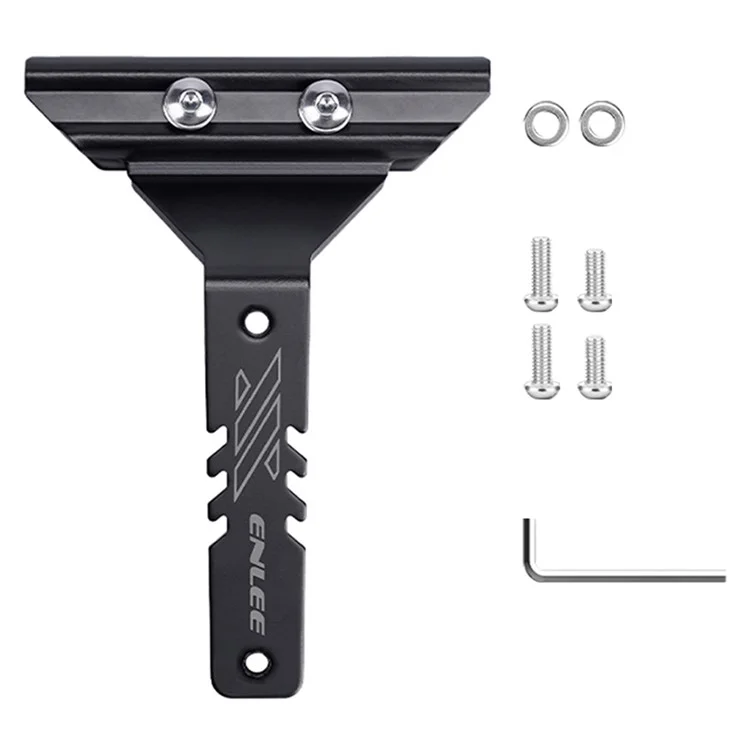 ENLEE Bike Saddle Water Bottle Cage Converter Seat Extender for Mountain Road Bike Bottle Holder Extension - E2511 Single Bottle