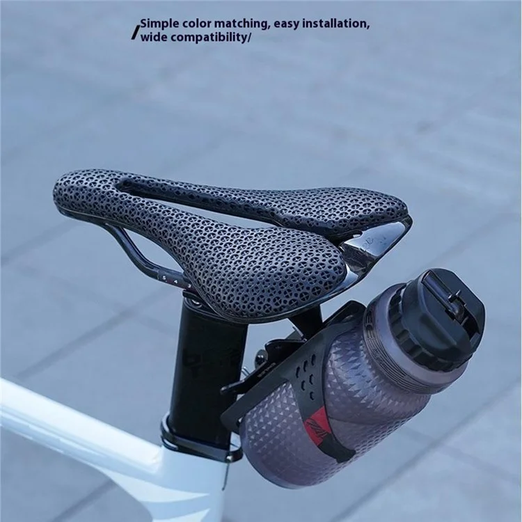 ENLEE Bike Saddle Water Bottle Cage Converter Seat Extender for Mountain Road Bike Bottle Holder Extension - E2511 Single Bottle