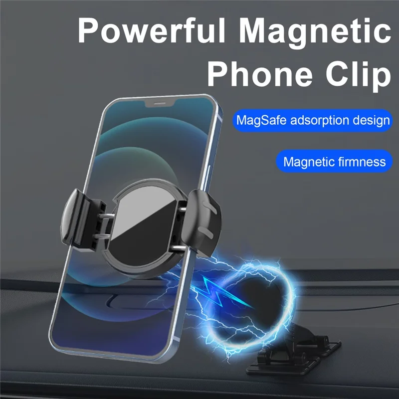 PJ-02 Pinça Magnética Universal para Telefone Compatível com Suporte MagSafe Telescópica