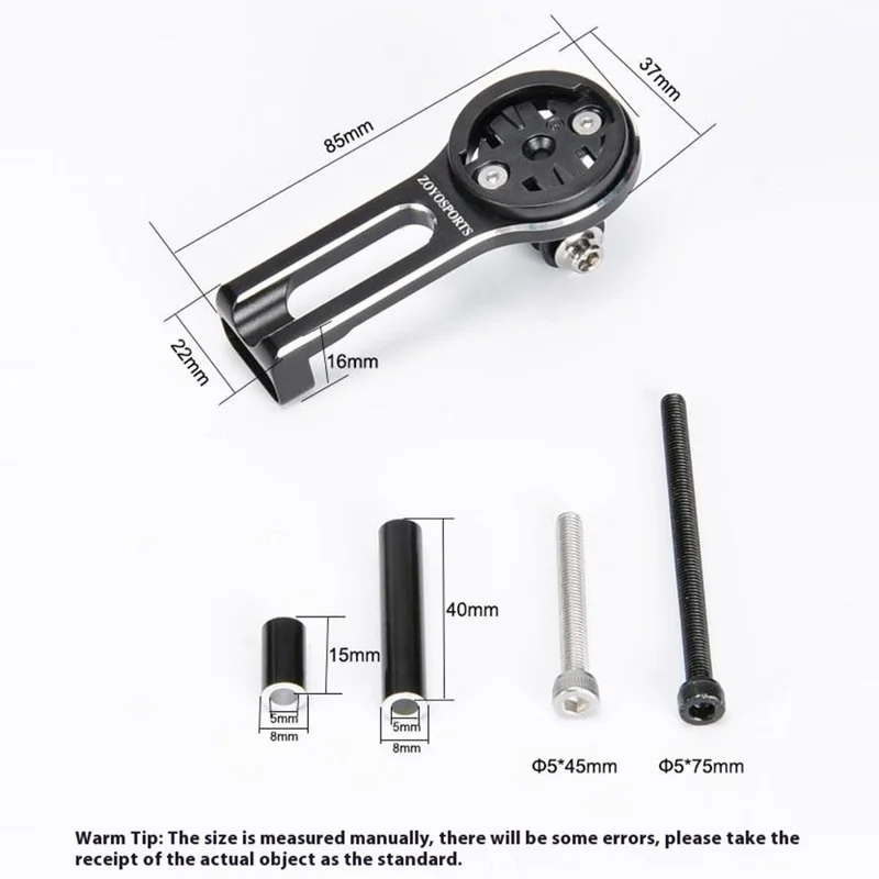 ZOYOSPORTS ZY-305P-1 Bike Computer Mount Aluminum Alloy Extension Bracket for Road Bike TCR PCR LTD Stem