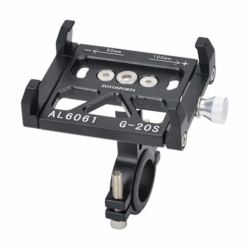 ZOYOSPORTS ZY-G20 Bike Phone Holder Motorcycle MTB Bicycle E-Bike Aluminum Alloy Navigation Stand