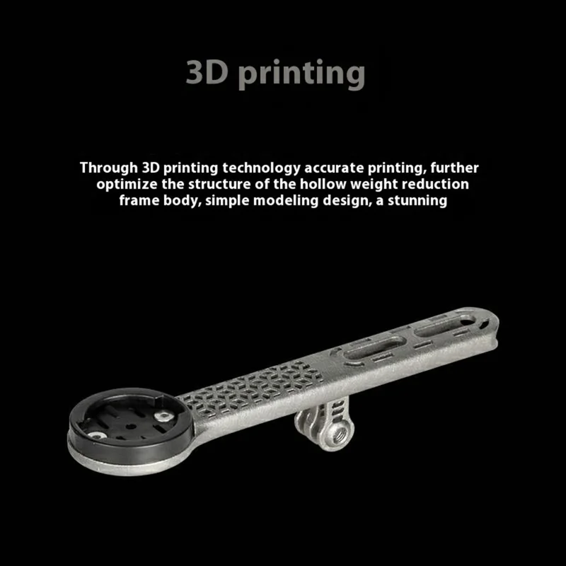 GUB Ti708 Soporte de Ordenador para Bicicleta de Carretera con Manillar Integrado, Fabricado en Titanio Aleación Hueco Impreso en 3D