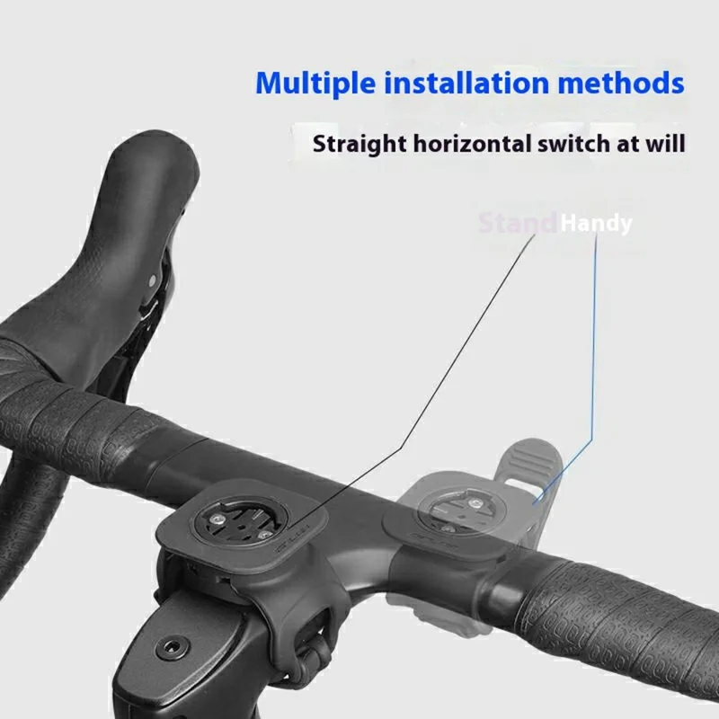 GUB 630 Halterung für Fahrradcomputer für Rennrad und Mountainbike, Silikonhalterung mit Stoßdämpfung für Fahrrad-Tachometer