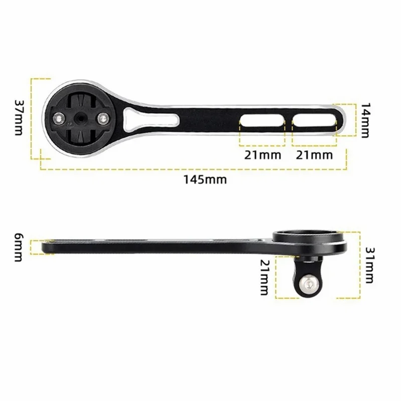 ZOYOSPORTS ZY-307 Support d'ordinateur de vélo en alliage d'aluminium Fixation intégrée