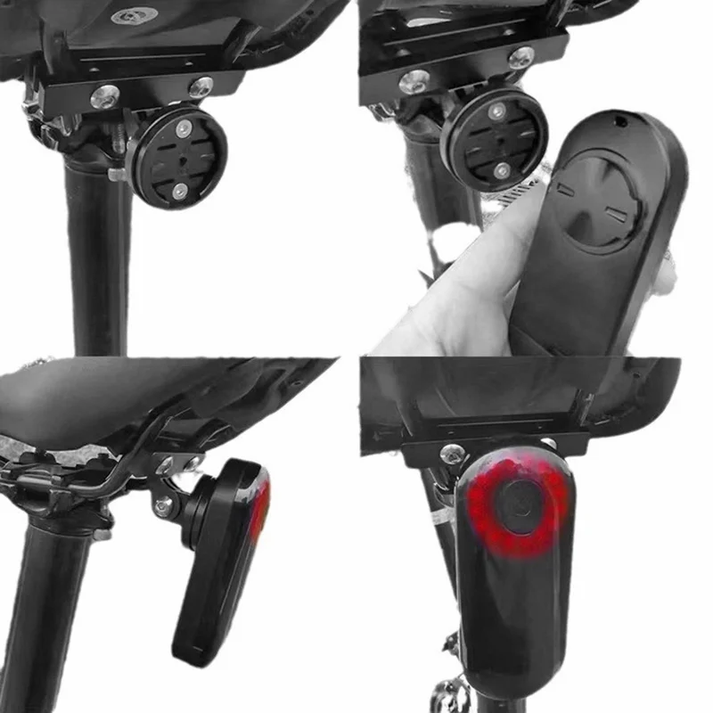 Soporte de Luz Trasera de Aleación de Aluminio para Bicicleta ZOYOSPORTS ZY-H68 - Negro