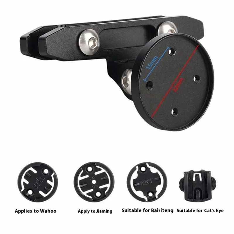Soporte de Luz Trasera de Aleación de Aluminio para Bicicleta ZOYOSPORTS ZY-H68 - Negro