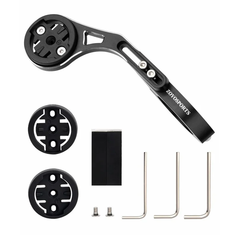 ZOYOSPORTS ZY-F205 Soporte de extensión ajustable para ordenador de bicicleta de aleación de aluminio