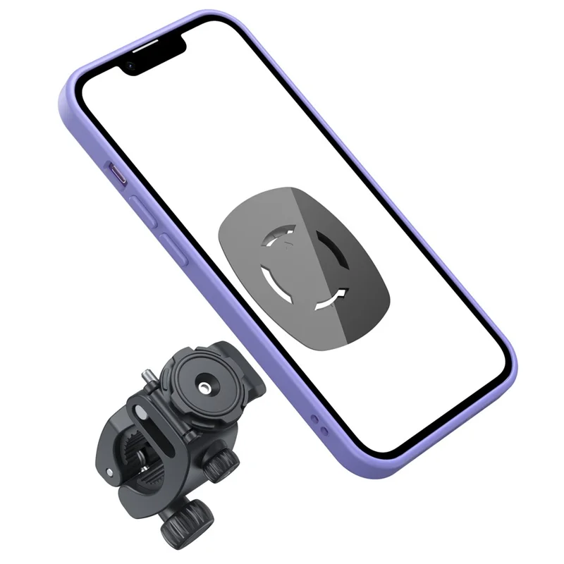 Supporto per telefono da manubrio per bicicletta HL-143M per ciclismo su strada e mountain bike, rotante, con rilascio rapido, supporto per navigazione