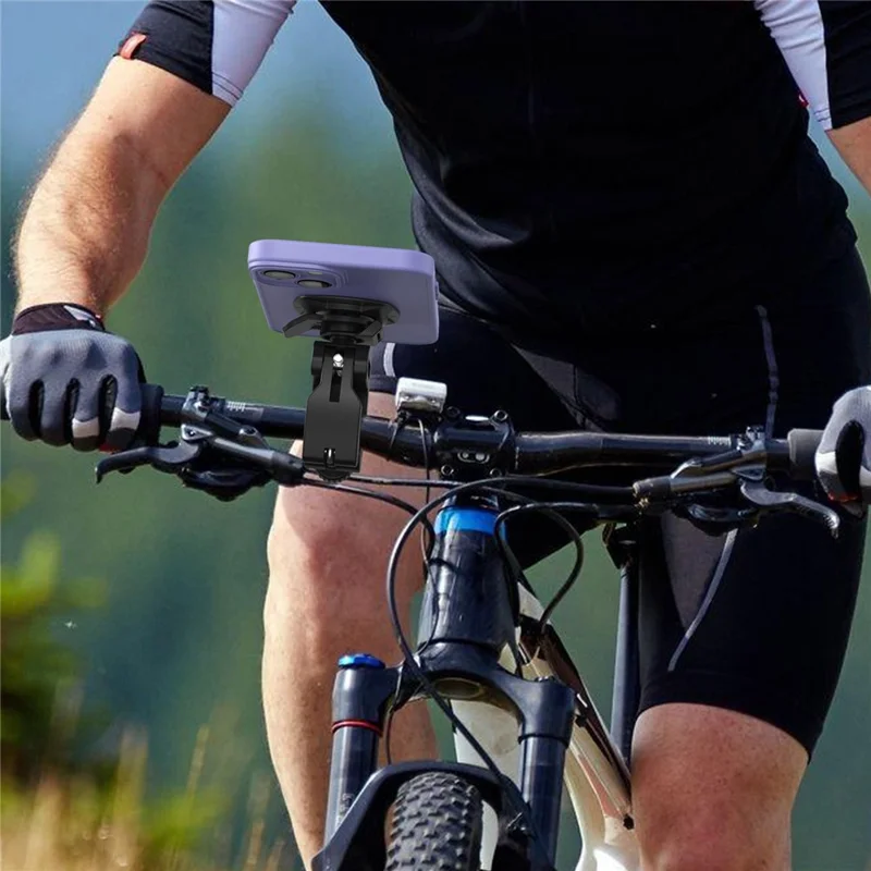 Supporto per telefono da manubrio per bicicletta HL-143M per ciclismo su strada e mountain bike, rotante, con rilascio rapido, supporto per navigazione