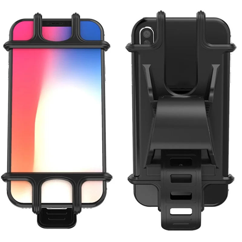 Supporto per Telefono da Bicicletta in Silicone - Supporto Universale per Smartphone da Ciclismo Esterno
