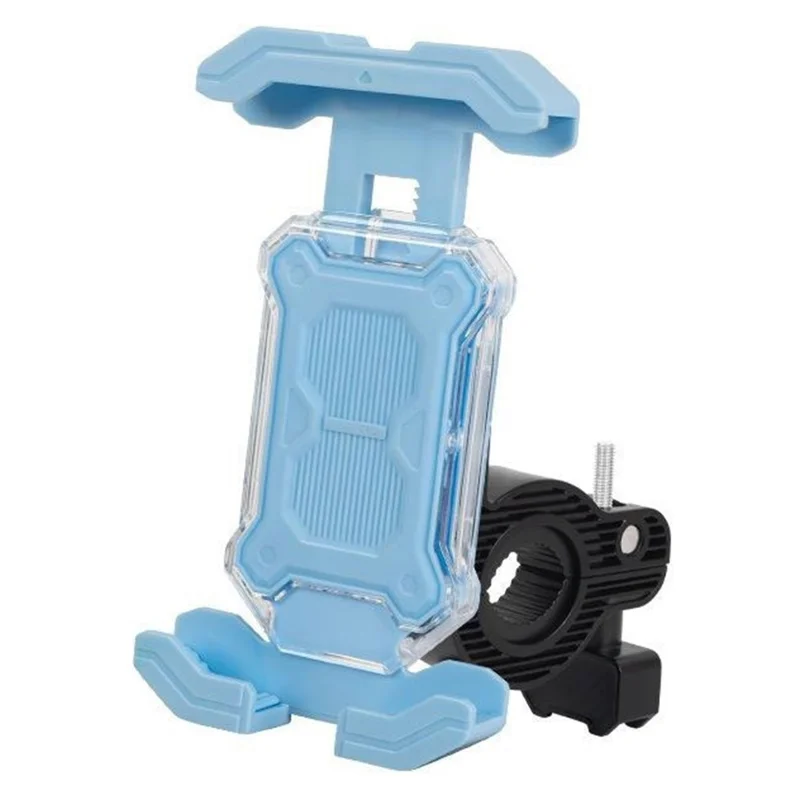 HW-KFM22 Motorcycle Bicycle Phone Mount Electric Bike Scooter Handlebar Navigation Holder - Blue