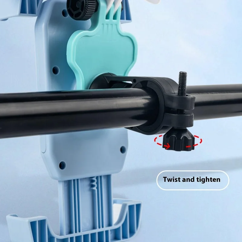 Electric Bike Bicycle MTB Bike Handlebar Phone Mount 4.7-7.1 Inch Cellphone Navigation Holder - Blue
