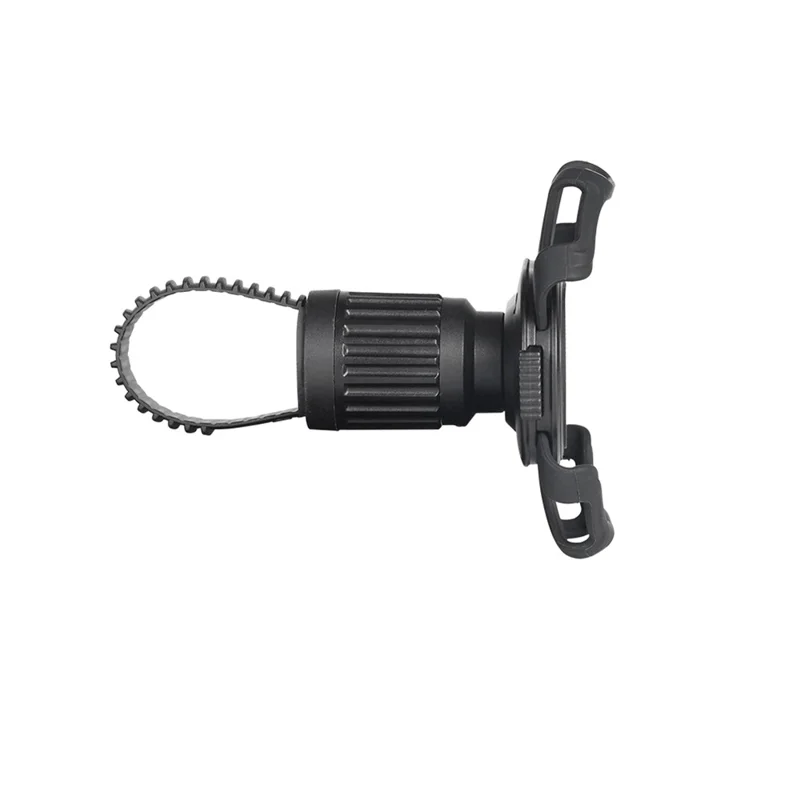 Support de téléphone pour vélo GUB P16 rotatif et amovible en silicone pour vélo, vélo électrique et scooter - Noir