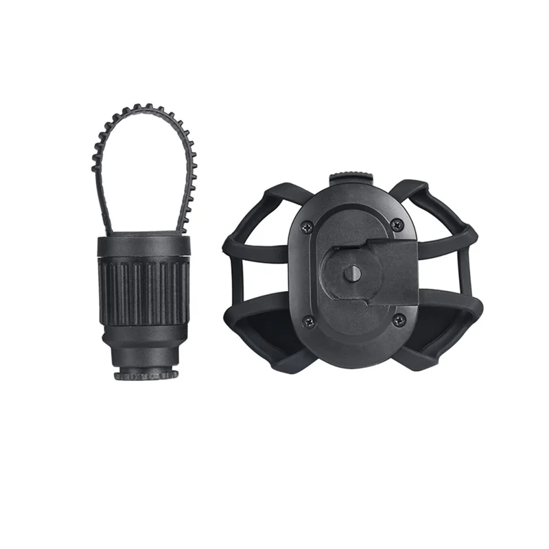 Support de téléphone pour vélo GUB P16 rotatif et amovible en silicone pour vélo, vélo électrique et scooter - Noir