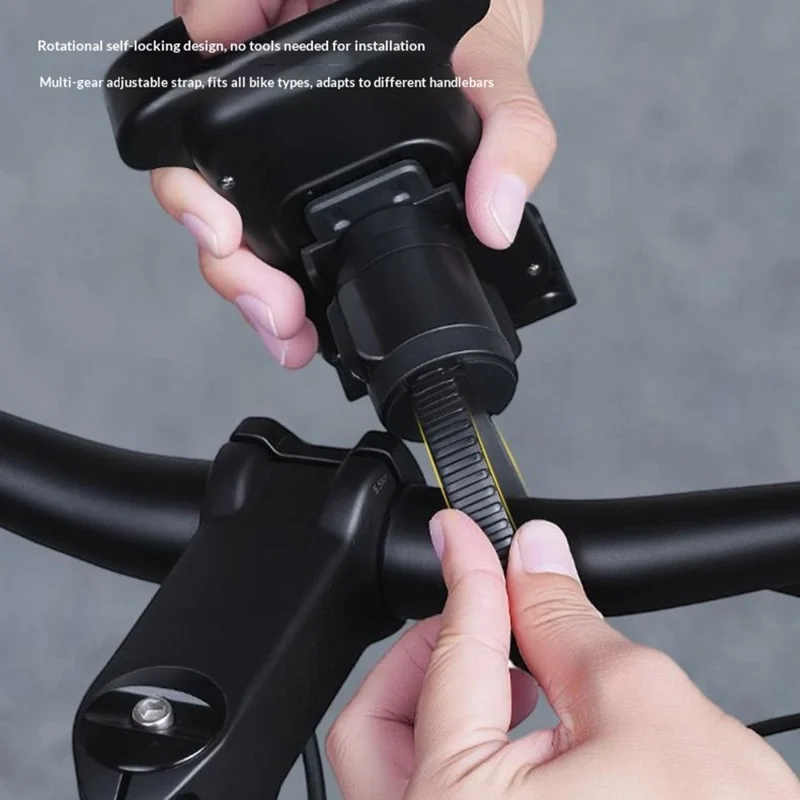 GUB P18 Roteerbare telefoonhouder voor fiets / E-bike / Scooter, schokabsorberend, snelkoppelingshoudertje voor mobiele telefoon
