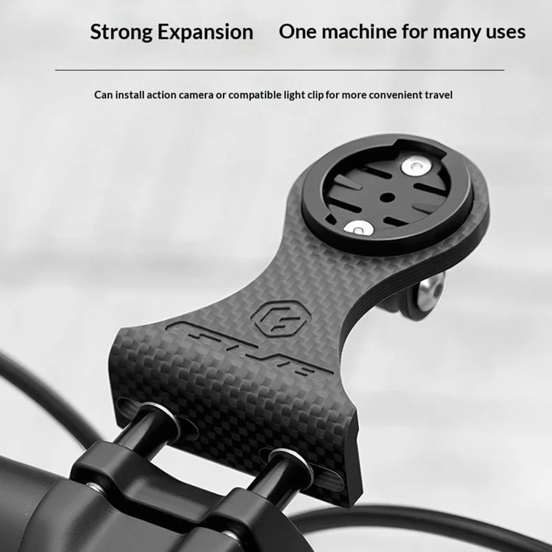 GUB 693 Multifunktions-Carbon-Fahrrad-Computer-Erweiterungshalterung für Garmin Cateye Wahoo Bryton Magene