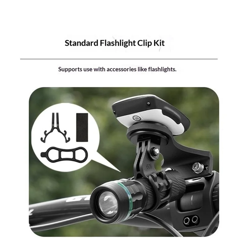 GUB 693 Multifunktions-Carbon-Fahrrad-Computer-Erweiterungshalterung für Garmin Cateye Wahoo Bryton Magene