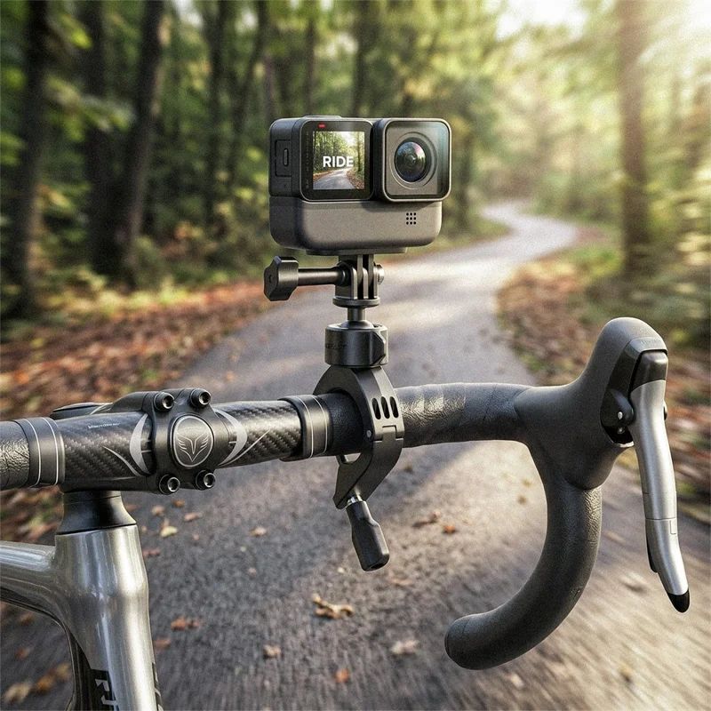 ACEFAST E50 Cykelkarmhållare 360-graders rotation för actionkameror digitala kameror