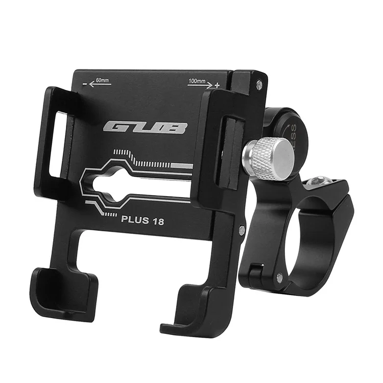 Supporto per telefono cellulare in lega di alluminio GUB PLUS 18 da bicicletta, a prova di urto, supporto per telefono elettrico, supporto per telefono da motocicletta