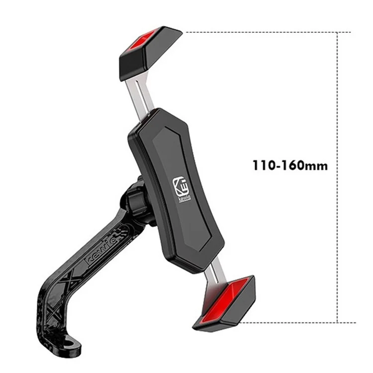 KEWING M12 Suporte de Telefone Celular para Bicicleta Motocicleta - Tipo Retrovisor
