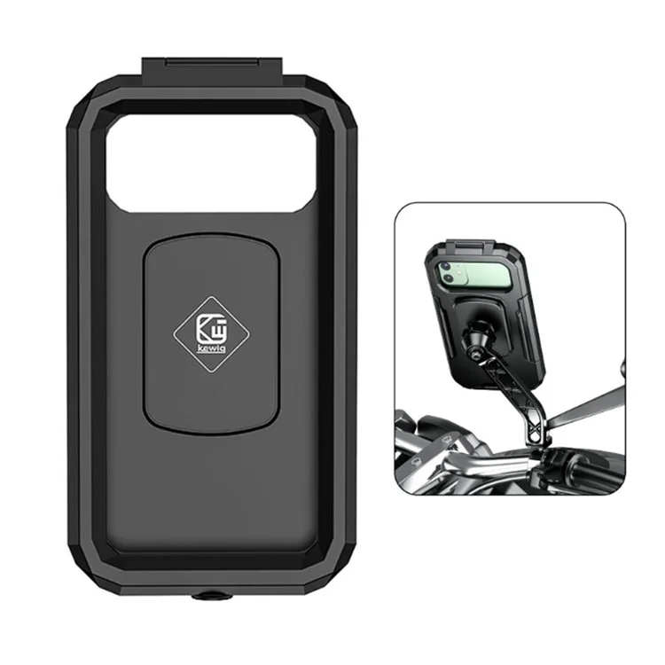 KEWIG M18L Water Resistant Bike Phone Case Touch Screen Motorcycle Rear-View Mirror Phone Holder, Size L