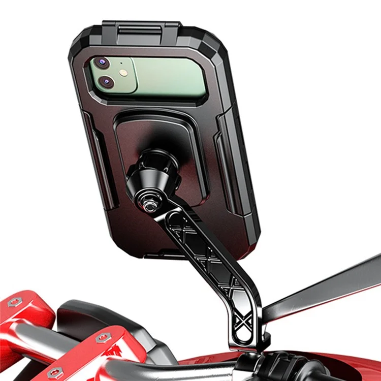 KEWIG M18L Water Resistant Bike Phone Case Touch Screen Motorcycle Rear-View Mirror Phone Holder, Size L
