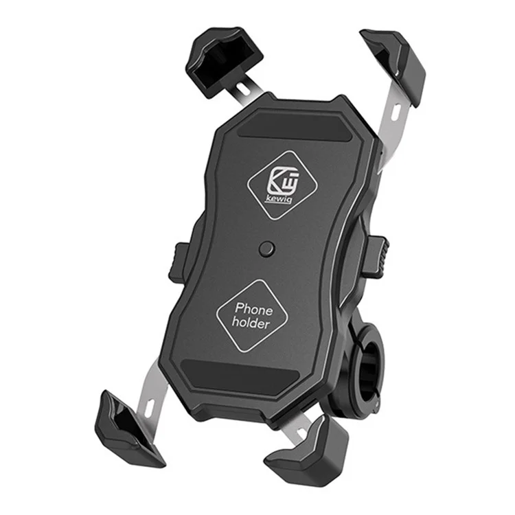 KEWIG M11 4-Claw Bicycle Phone Mount Quick Release Handlebar Phone Holder for 3.5-6.5 inch Mobile Phones