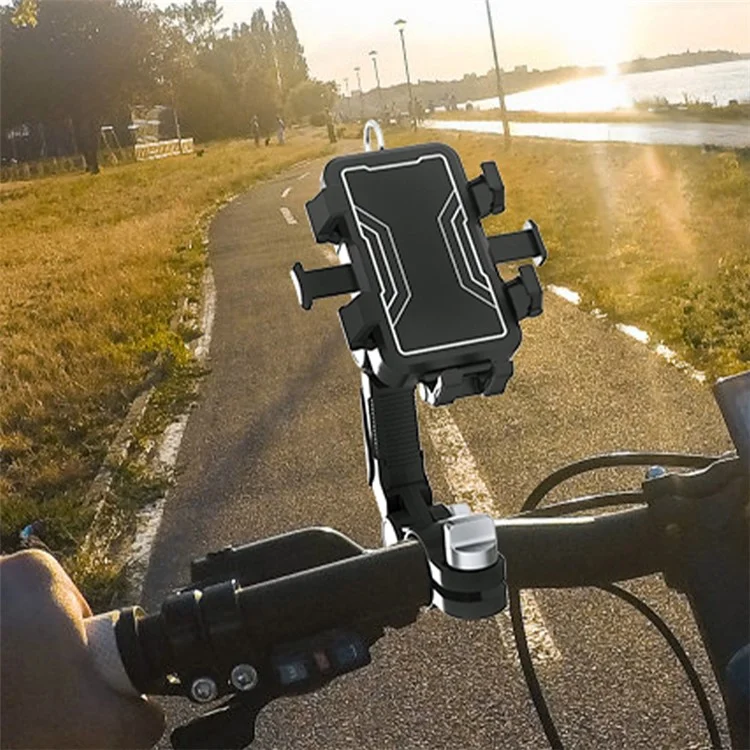 MT2301 Bike Phone Holder Bicycle Quick Release Phone Mount 360 Degree Rotating Handlebar Phone Bracket