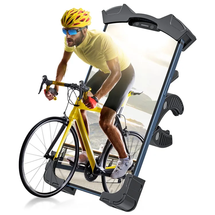 L101+M011 Bicycle Handlebar Phone Holder E-Bike Motorcycle Fixed Phone Mount for Cycling - Multi-color