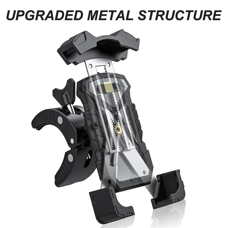 L101+M011 Bicycle Handlebar Phone Holder E-Bike Motorcycle Fixed Phone Mount for Cycling - Multi-color