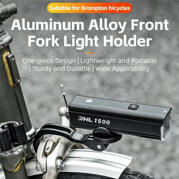 ROCKBROS FK-308 Bicycle Headlight Holder Folding Bike Front Light Extender Holder Stand Bracket