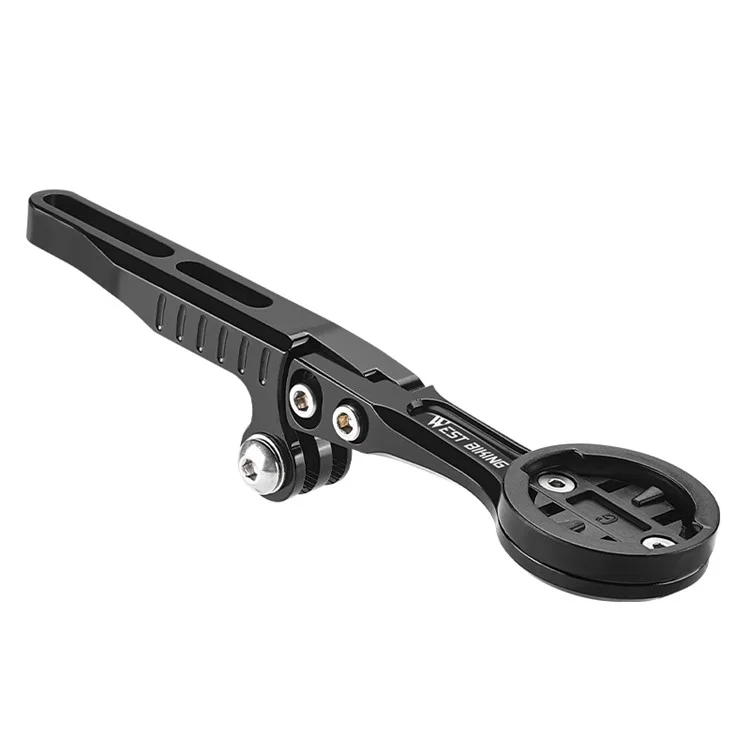 WEST BIKING YP0719356 Велосипедный компьютер Держатель Алюминиевый сплав Циклинг Спидометр Велосипедная рукоятка Кронштейн