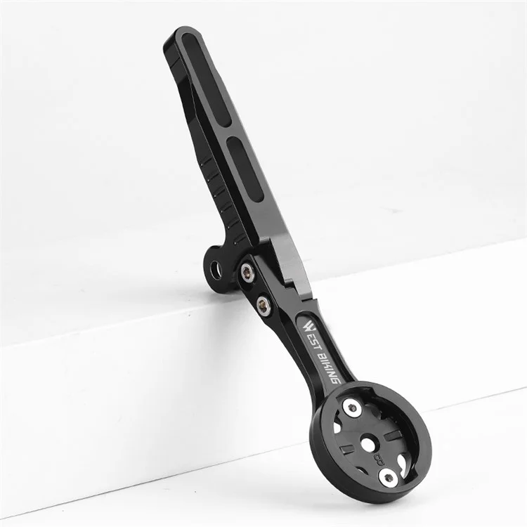 WEST BIKING YP0719356 Велосипедный компьютер Держатель Алюминиевый сплав Циклинг Спидометр Велосипедная рукоятка Кронштейн