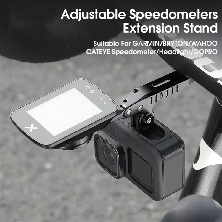 WEST BIKING YP0719356 Велосипедный компьютер Держатель Алюминиевый сплав Циклинг Спидометр Велосипедная рукоятка Кронштейн