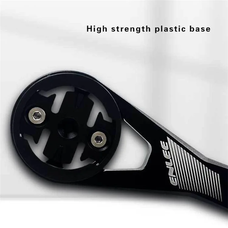 ENLEE EN-64311 Fahrrad Computer Halter Aluminiumlegierung Tacho Fahrrad Lenker Halterung - Schwarz