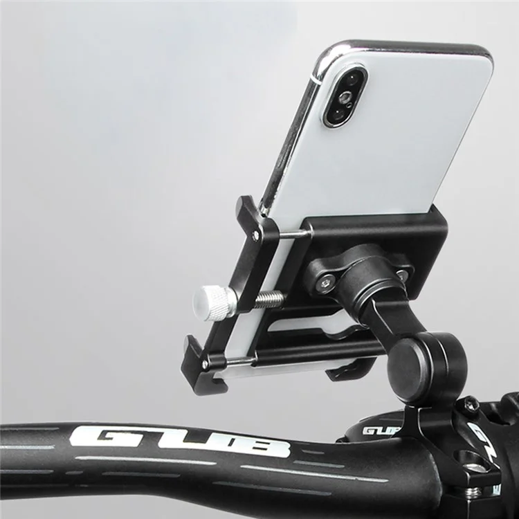GUB PLUS 19 Adjustable Angle Aluminum Alloy Bicycle Handlebar Mount Phone Holder