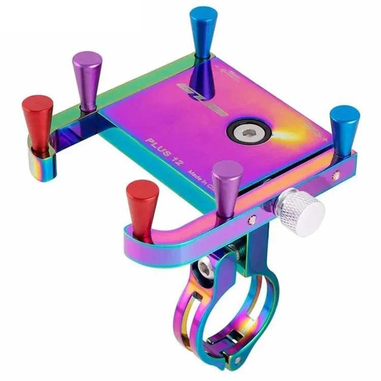 GUB Plus 12 Bicycle Phone Holder Colorful Electroplated Aluminum Alloy Bike Handlebar Phone Bracket
