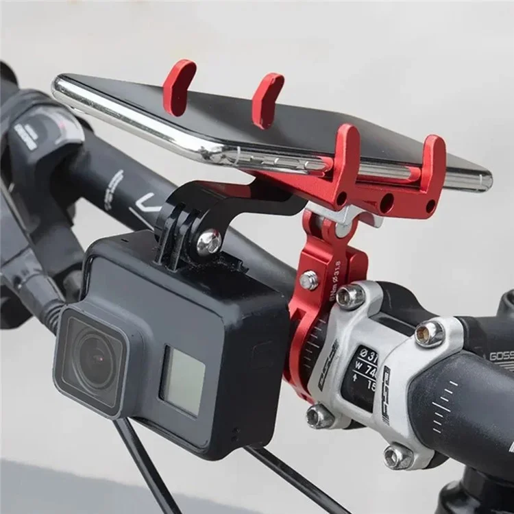 GUB G-89 Suporte de Bicicleta Elétrica para Celular, Liga de Alumínio - Vermelho