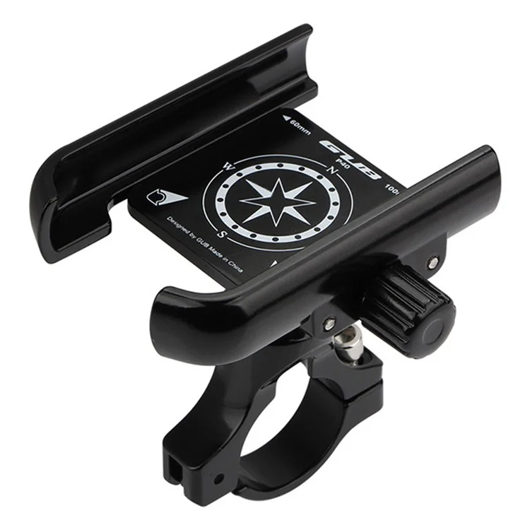 GUB P40 360 Gradi di Rotazione Supporto da Bicicletta per Manubrio in Lega di Alluminio per Telefono - Nero