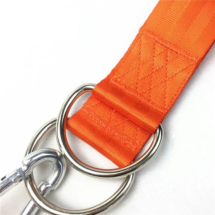 TRAVELER 2 Stück 150 cm Outdoor-Hängematten-Gurte, Hängeseil, Schaukelgurt, Innen-Yoga-Aufhängebänder, Polyesterkordeln - Orange