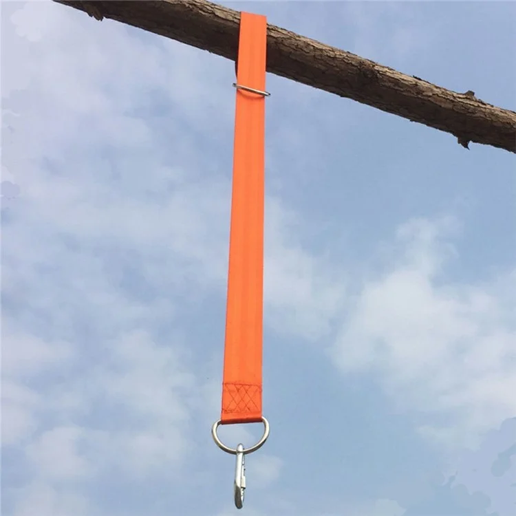 TRAVELER 2 Stück 150 cm Outdoor-Hängematten-Gurte, Hängeseil, Schaukelgurt, Innen-Yoga-Aufhängebänder, Polyesterkordeln - Orange