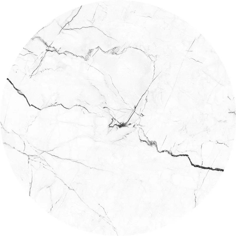 Marble Grain Cup Coaster Nordic Insulated Absorbent Round Ceramic Coffee Mug Placemat - White