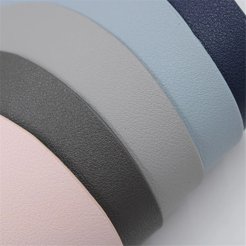 CDY002 PVC جلد عازل للحرارة، طقم مفارش طاولة، مسند وعاء مطبخ، مقاوم للانزلاق، لوح طاولة، مقاس كبير - رمادي داكن